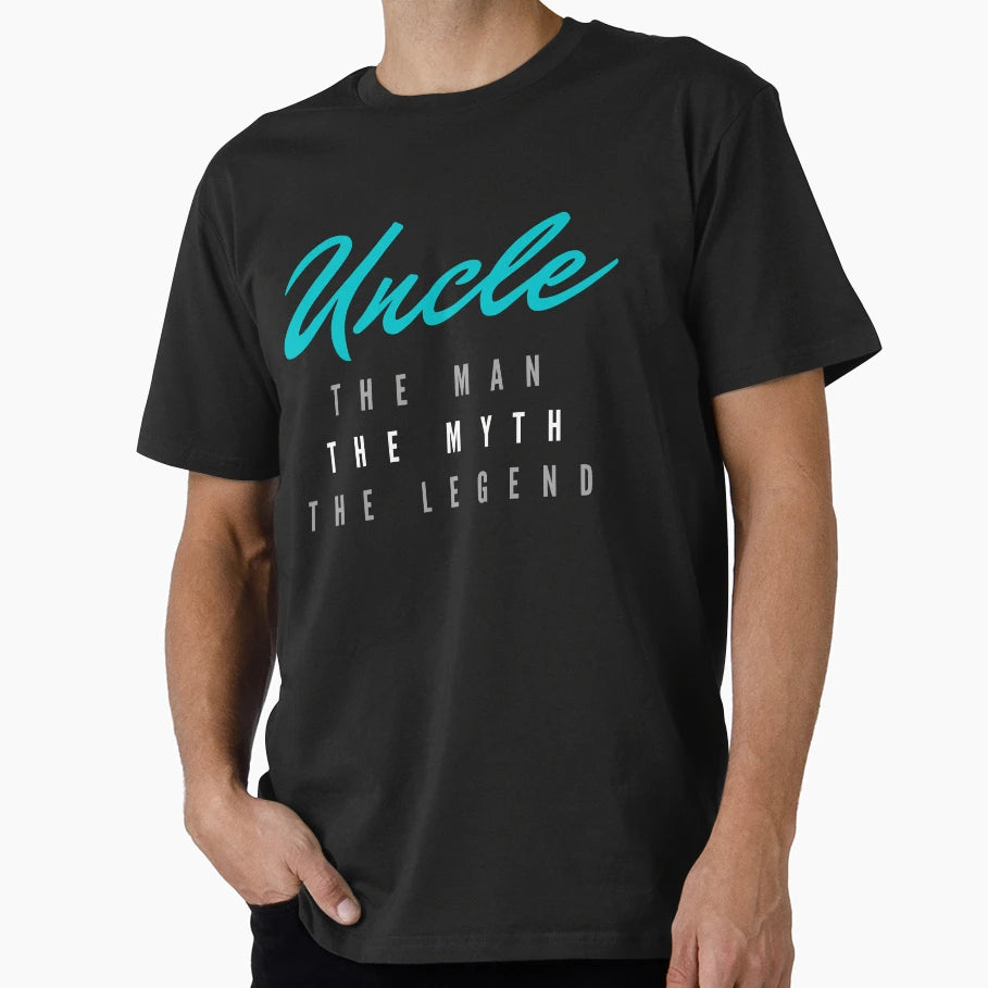 Uncle Myth Legend T-Shirt - Minimalist Print for Adults - T-Shirt, Sweatshirt, Hoodie