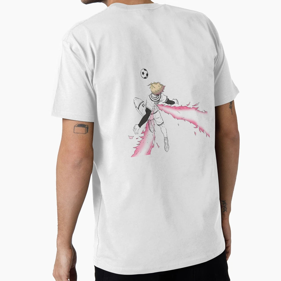 Ryusei Shidou Goal Strike Blue Lock T-Shirt - Novelty Apparel for Adults - T-Shirt, Sweatshirt, Hoodie
