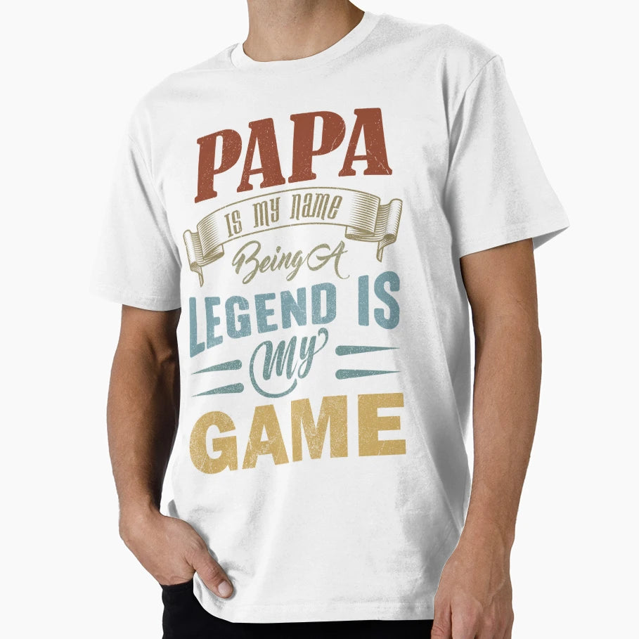 Fathers Day Papa Legend Game T-Shirt - Trendy Graphic Unisex - T-Shirt, Sweatshirt, Hoodie