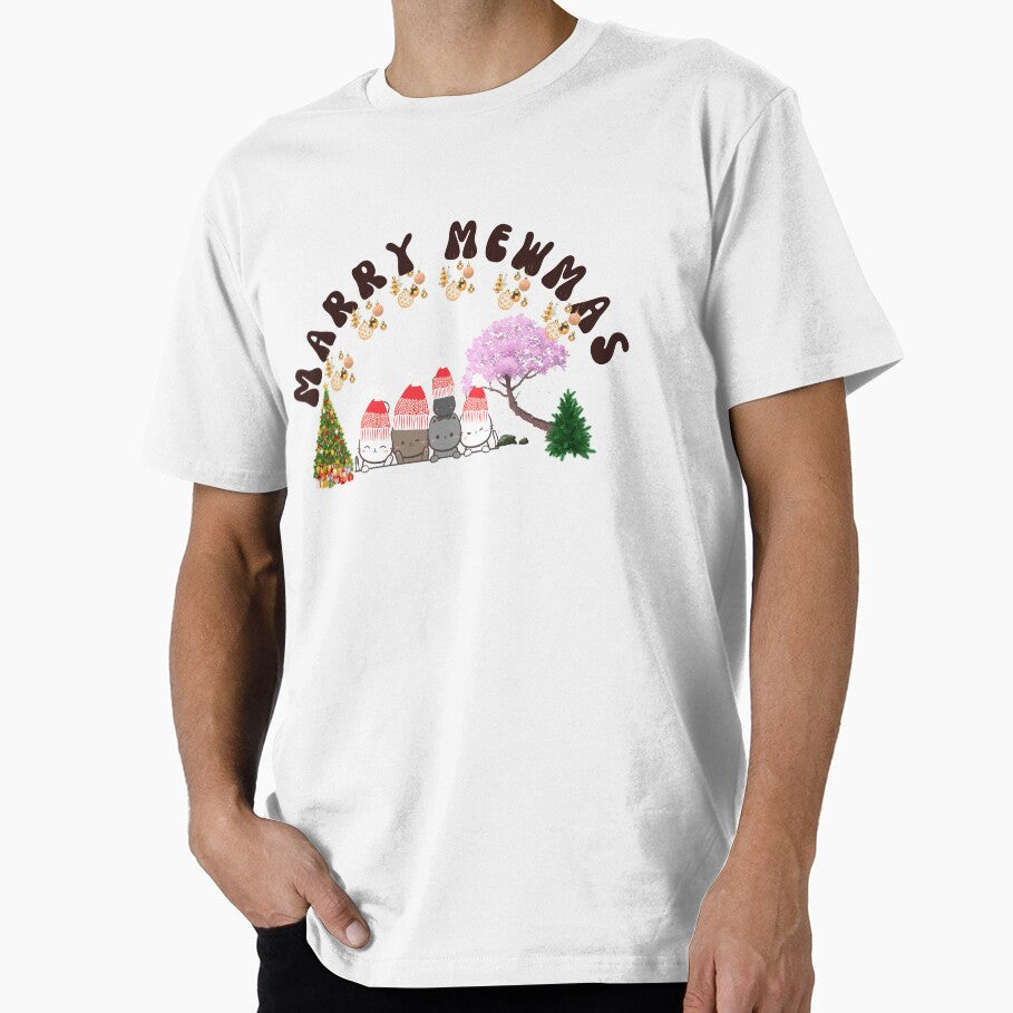 Perfect Xmas Cat Sweater Meowy Christmas for Lovers, - Adult & Kids T-Shirts, Sweatshirts & Hoodies apparel design preview 1