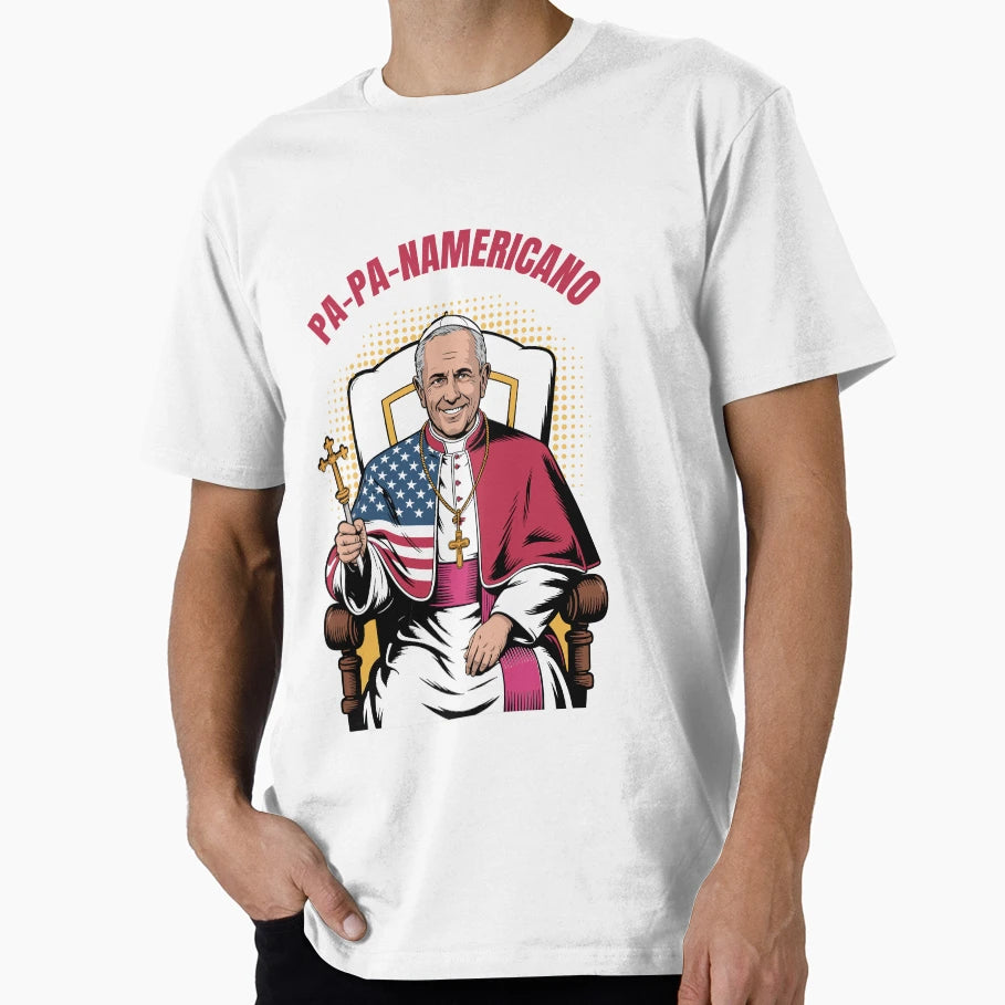Funny American Pope Robert Francis T-Shirt - Fun Novelty Design Men Women - T-Shirt, Sweatshirt, Hoodie