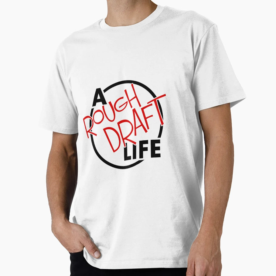 Rough Draft Life Logo T-Shirt - Casual Everyday Wear for Adults - T-Shirt, Sweatshirt, Hoodie