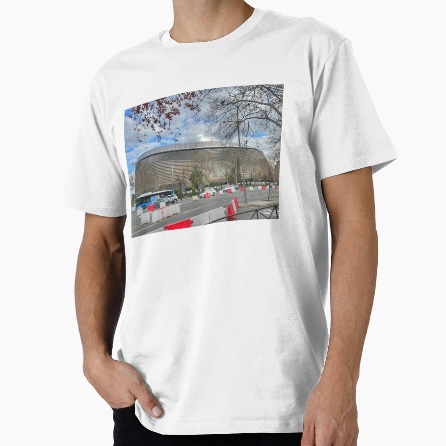 Santiago Bernabeu Football Stadium T-Shirt - Trendy Graphic Men Women - T-Shirt, Sweatshirt, Hoodie