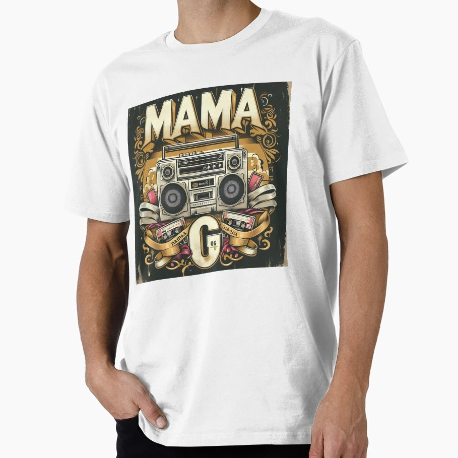 Hip Hop Heart Urban Mom Tribute T-Shirt - Custom Art Print Men Women - T-Shirt, Sweatshirt, Hoodie
