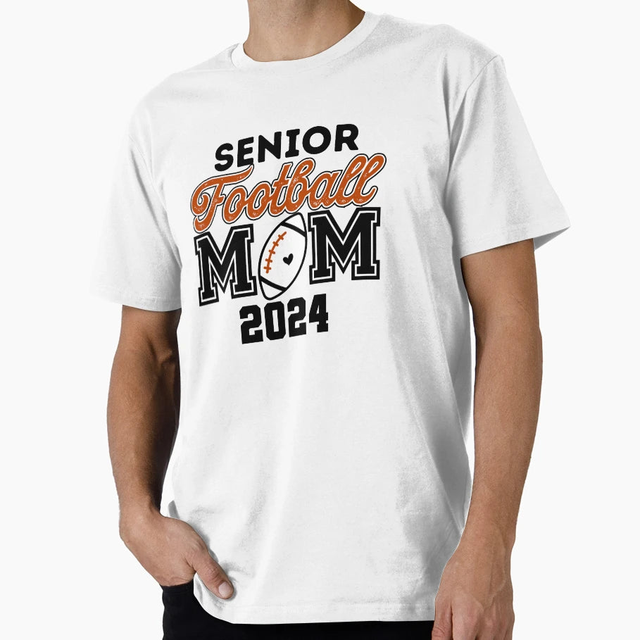 Class 2024 Senior Football Graduation T-Shirt - Unique Graphic Men Women - T-Shirt, Sweatshirt, Hoodie