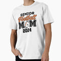 Class 2024 Senior Football Graduation T-Shirt - Unique Graphic Men Women - T-Shirt, Sweatshirt, Hoodie