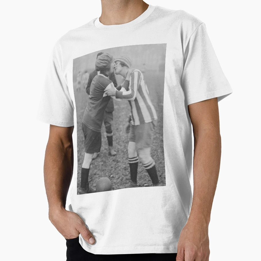Lesbian Soccer 1950S T-Shirt - Custom Art Print Unisex - T-Shirt, Sweatshirt, Hoodie