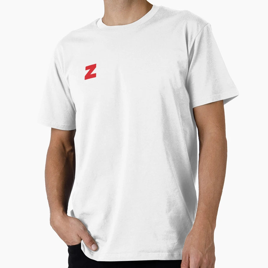 Bold Red Letter Z Icon T-Shirt - Novelty Apparel Men Women - T-Shirt, Sweatshirt, Hoodie