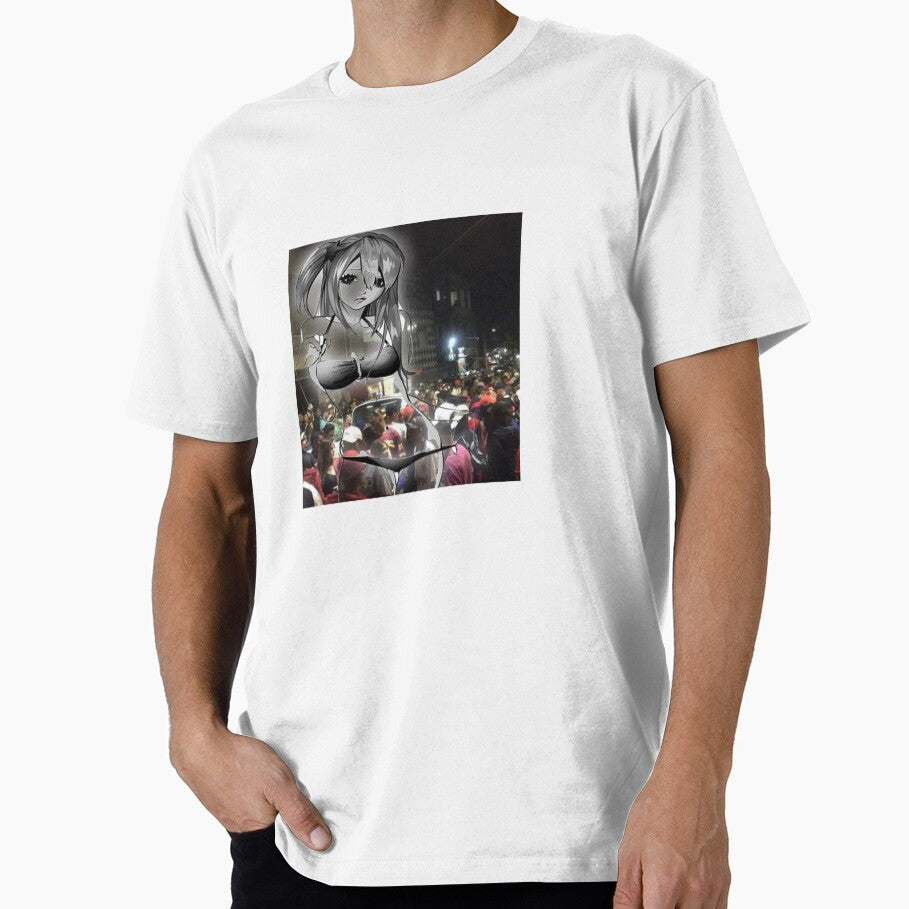 Cool city anime girl by txnezXD - Adult & Kids T-Shirts, Sweatshirts & Hoodies apparel design preview 1