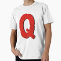 Initials Q T-Shirt - Novelty Apparel for Adults - T-Shirt, Sweatshirt, Hoodie