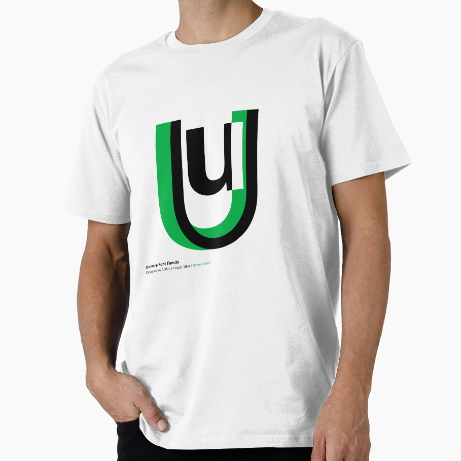 Typerfaces Univers T-Shirt - Custom Art Print Men Women - T-Shirt, Sweatshirt, Hoodie