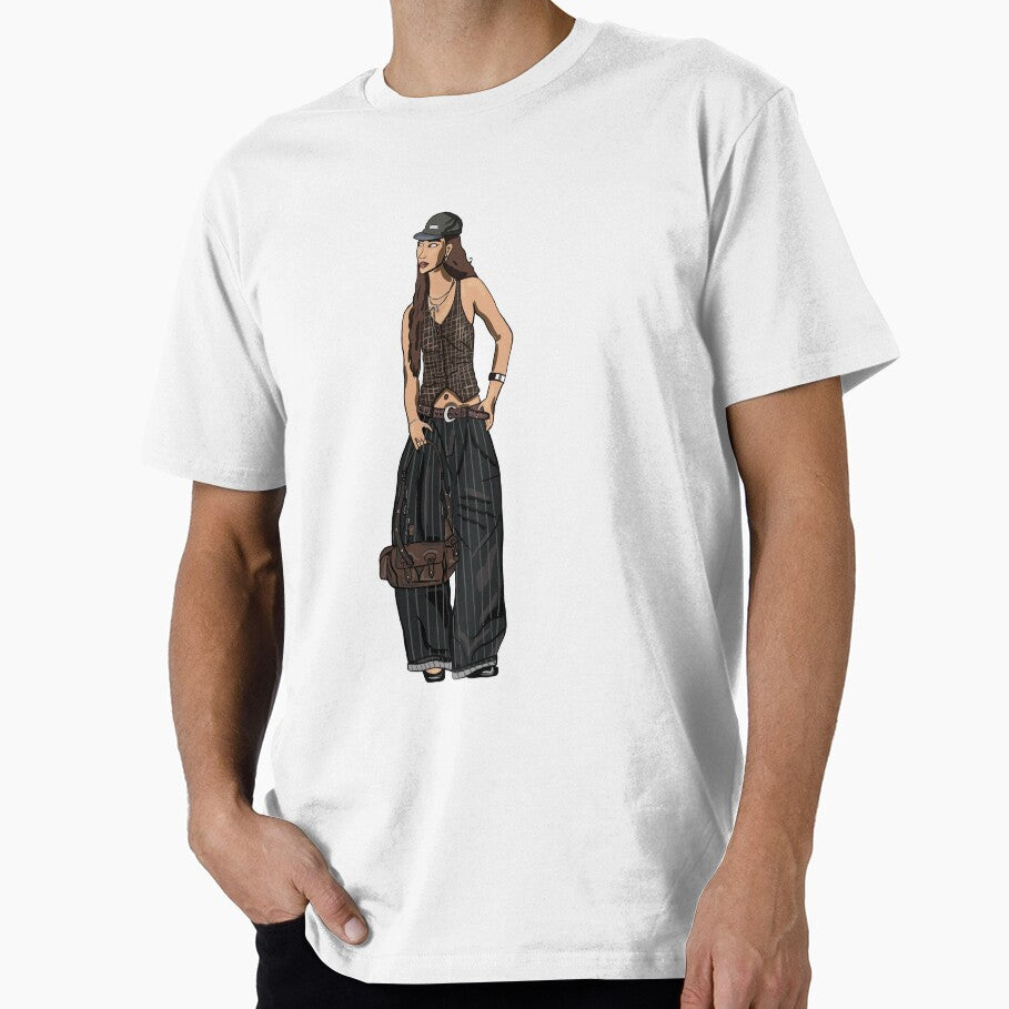 Streetwear Fashion Girl Illustration by MadebyMilana - Adult & Kids T-Shirts, Sweatshirts & Hoodies apparel design preview 1