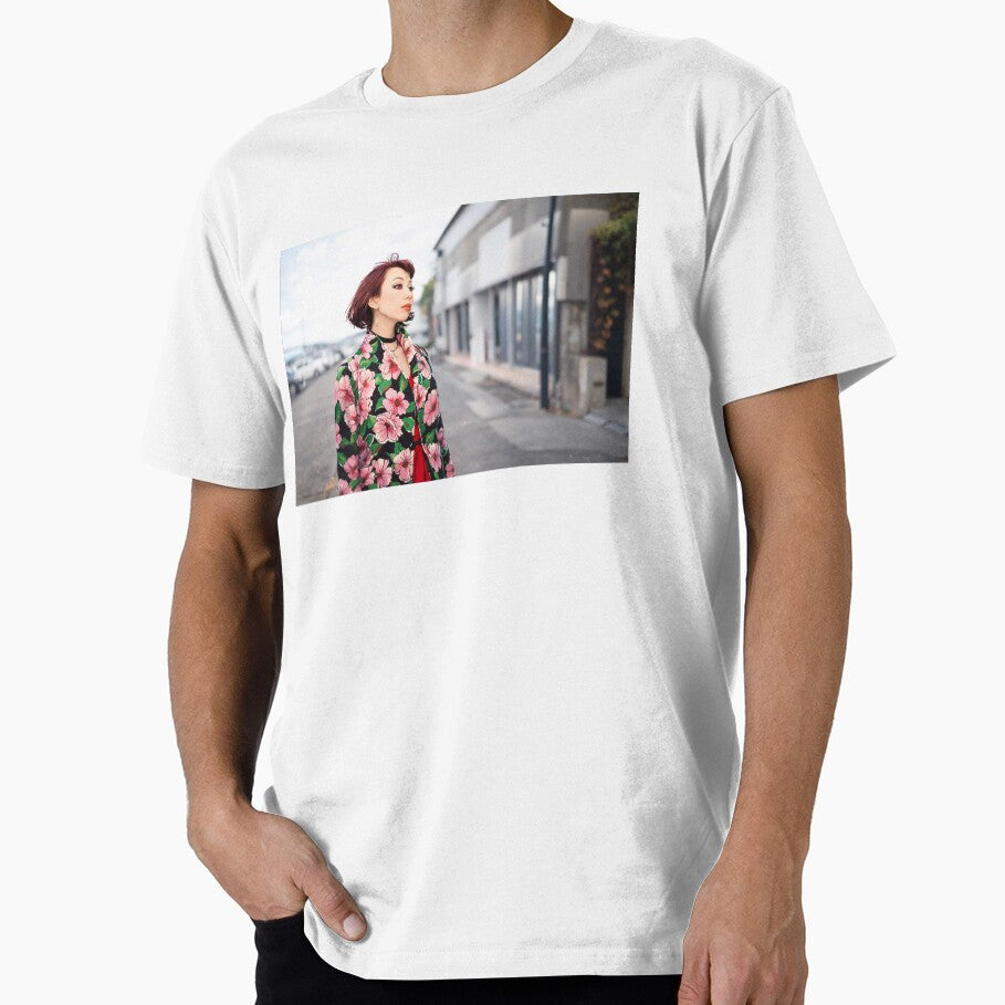 Silent Streets Floral Elegance in Urban Motion by - Adult & Kids T-Shirts, Sweatshirts & Hoodies apparel design preview 1