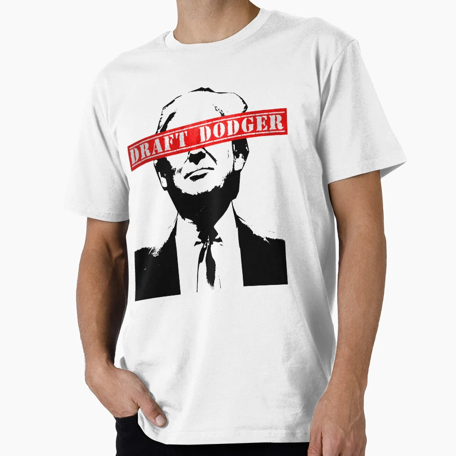Trump Draft Dodger T-Shirt - Unique Graphic for Adults - T-Shirt, Sweatshirt, Hoodie