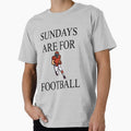 Sundays Are Football T-Shirt - Unique Graphic Unisex - T-Shirt, Sweatshirt, Hoodie