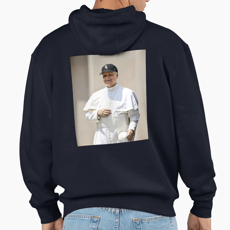 Pope Leo Sox Hoodie - Trendy Graphic Unisex - T-Shirt, Sweatshirt, Hoodie