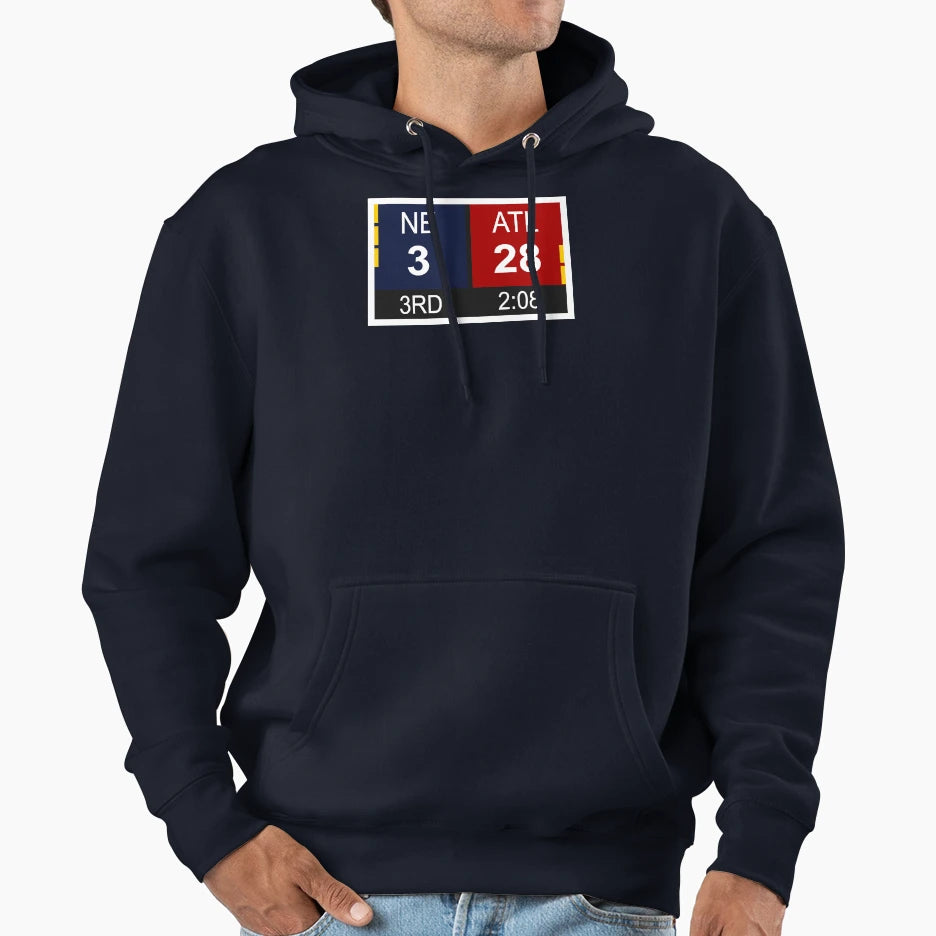 Ne 3 Vs Atl 28 Champions Comeback Hoodie - Streetwear Style Men Women - T-Shirt, Sweatshirt, Hoodie