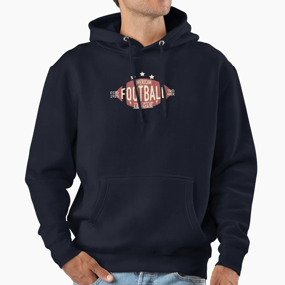 Football League Logo Hoodie - Aesthetic Graphic Men Women - T-Shirt, Sweatshirt, Hoodie