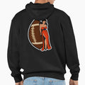 Chicago Football Babe Hoodie - Graphic Print for Adults - T-Shirt, Sweatshirt, Hoodie