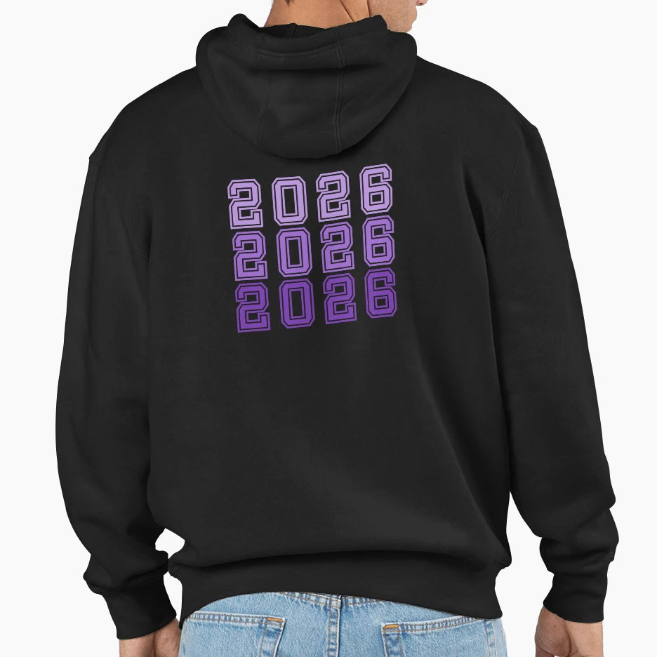 2026 Purple Hoodie - Aesthetic Graphic Unisex - T-Shirt, Sweatshirt, Hoodie