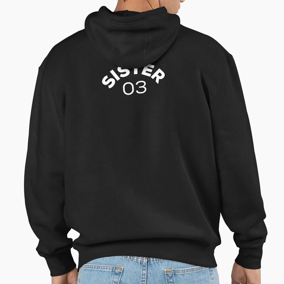 Funny Sister 03 Gifts Matching Sisters Hoodie - Custom Art Print for Adults - T-Shirt, Sweatshirt, Hoodie