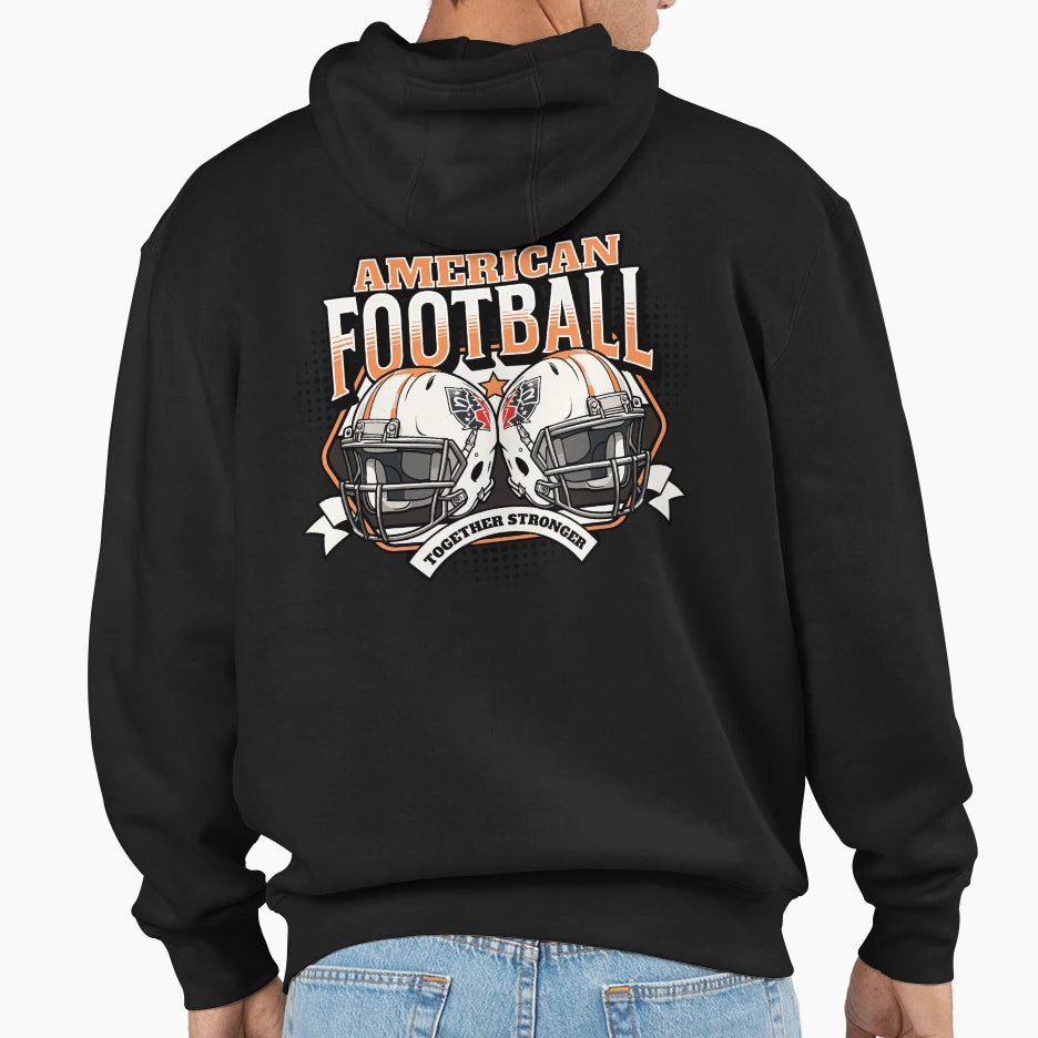 American Football Hoodie - Unique Graphic Unisex - T-Shirt, Sweatshirt, Hoodie
