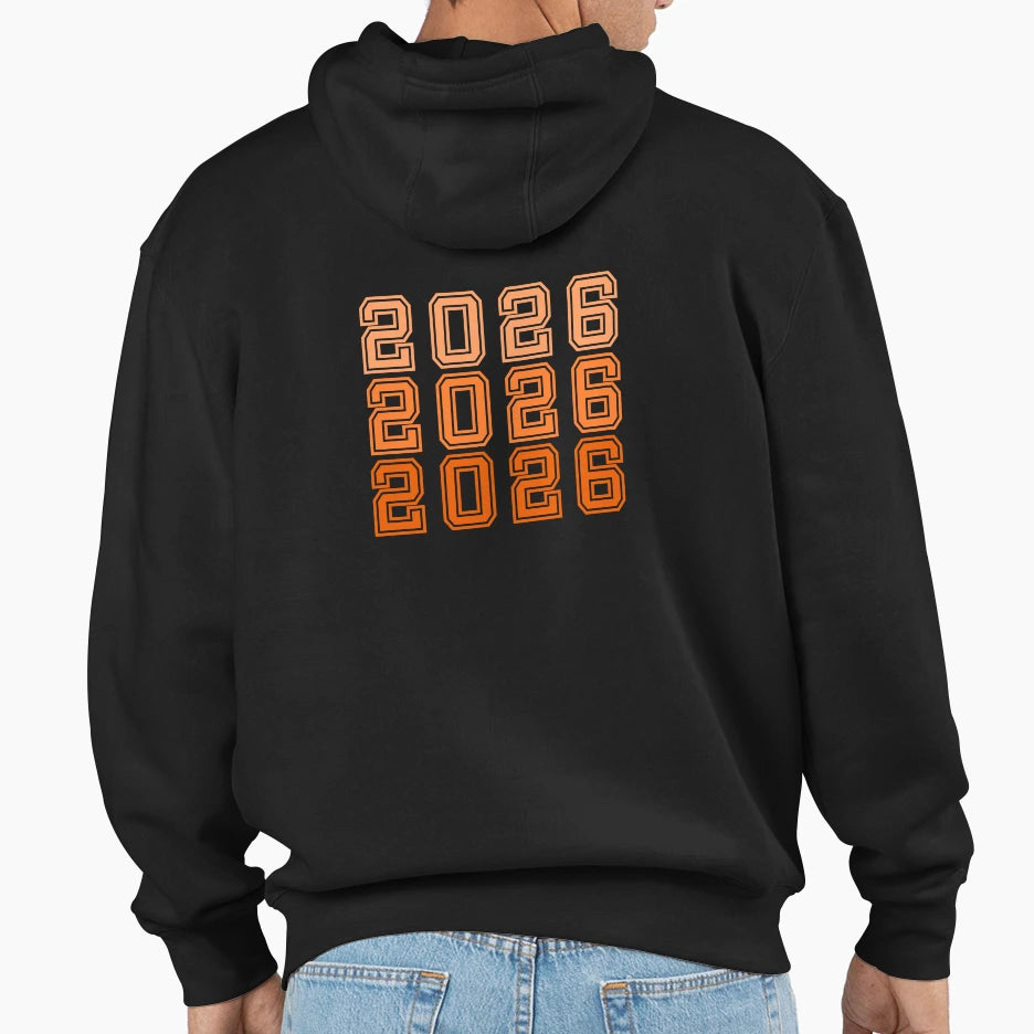 2026 Orange Hoodie - Casual Everyday Wear Unisex - T-Shirt, Sweatshirt, Hoodie