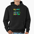 Family Friends Food And Footie Hoodie - Custom Art Print Unisex - T-Shirt, Sweatshirt, Hoodie