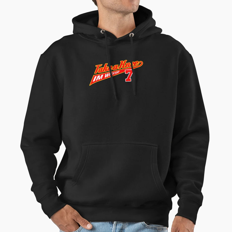 Take Knee Im Kap 7 Imwithkap Takeaknee Hoodie - Unique Graphic Men Women - T-Shirt, Sweatshirt, Hoodie