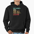 Husband Dad Fantasy Football Legend Funny Hoodie - Minimalist Print Unisex - T-Shirt, Sweatshirt, Hoodie