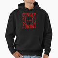 Sunday Funday Football Hoodie - Minimalist Print Unisex - T-Shirt, Sweatshirt, Hoodie