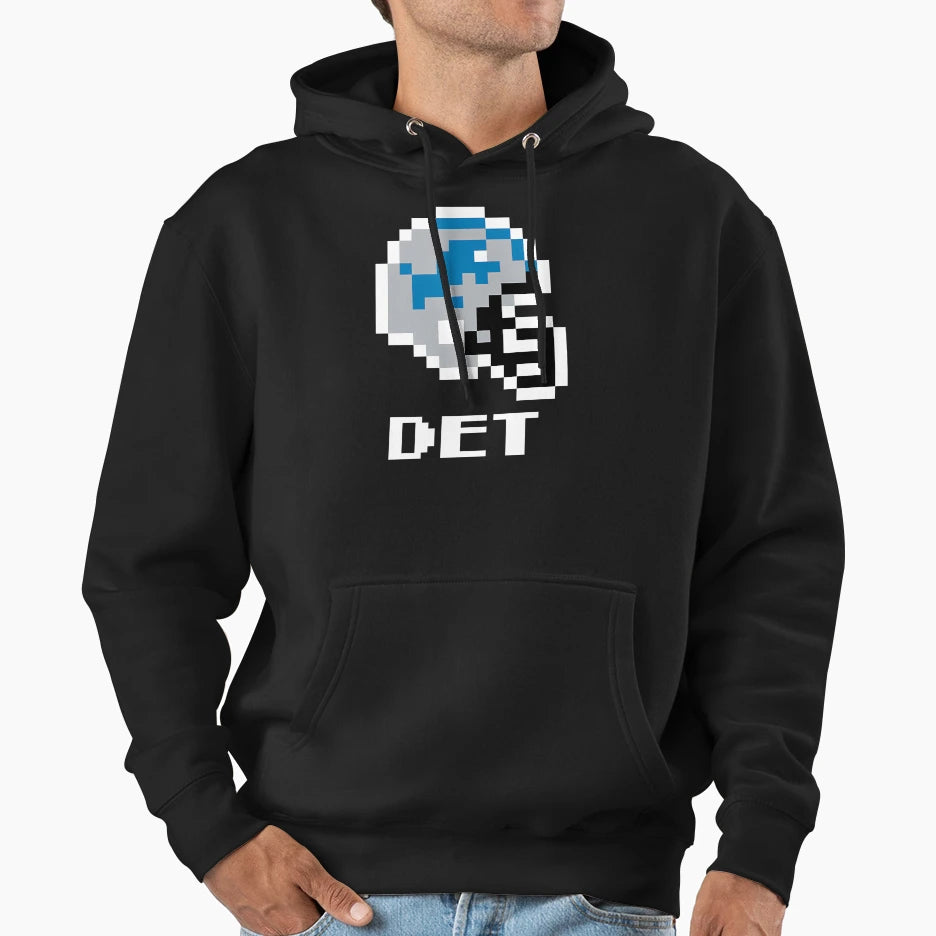 Detroit Lions Tecmo Super Bowl Hoodie - Fun Novelty Design Men Women - T-Shirt, Sweatshirt, Hoodie