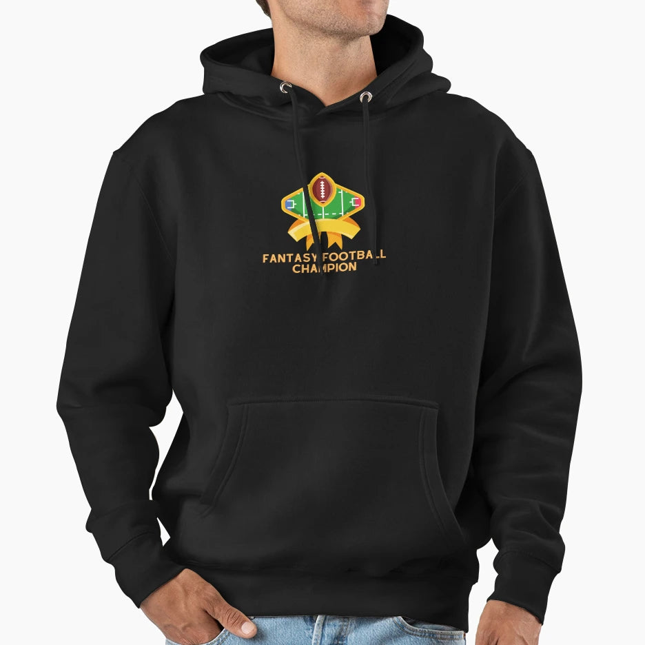 Football Fantasy Champion Hoodie - Graphic Print Unisex - T-Shirt, Sweatshirt, Hoodie