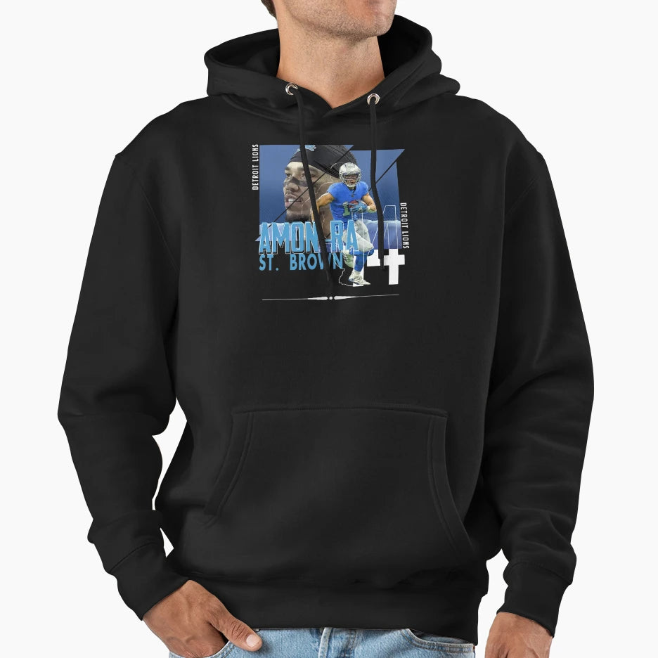 Amon Sport Ra Sport St Brown Hoodie - Fun Novelty Design for Adults - T-Shirt, Sweatshirt, Hoodie