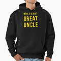 Worlds Best Great Uncle Hoodie - Graphic Print Men Women - T-Shirt, Sweatshirt, Hoodie