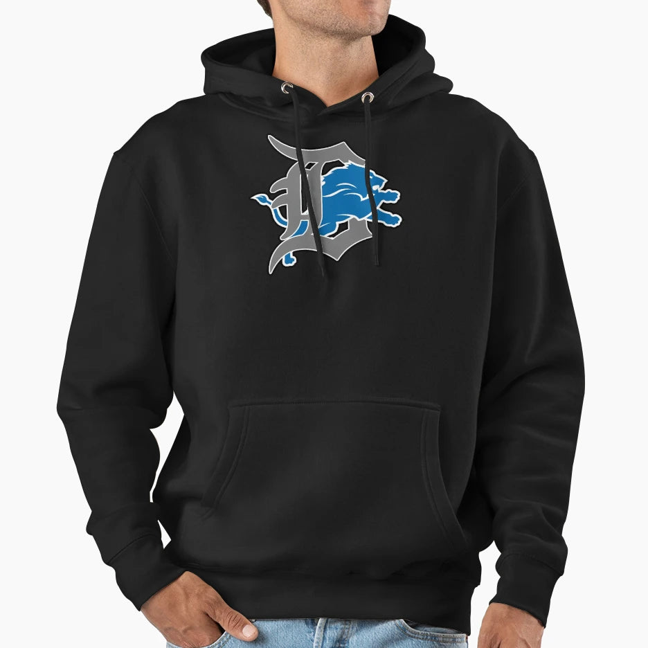 Detroit Lions Hoodie - Trendy Graphic Unisex - T-Shirt, Sweatshirt, Hoodie