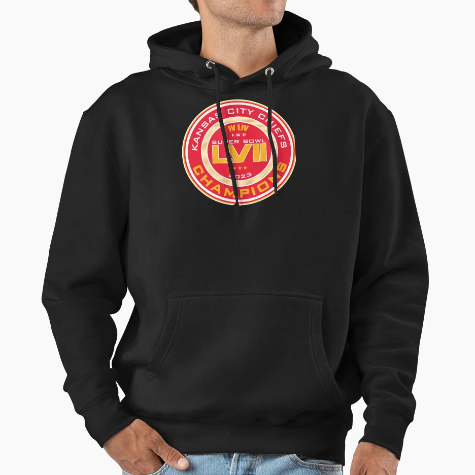 Chiefs Champions 2023 Hoodie - Aesthetic Graphic Men Women - T-Shirt, Sweatshirt, Hoodie