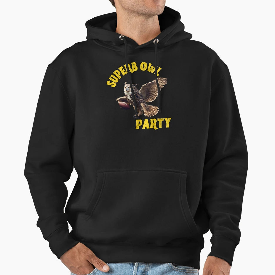 Superb Owl Party And T-Shirt - Aesthetic Graphic Men Women - T-Shirt, Sweatshirt, Hoodie