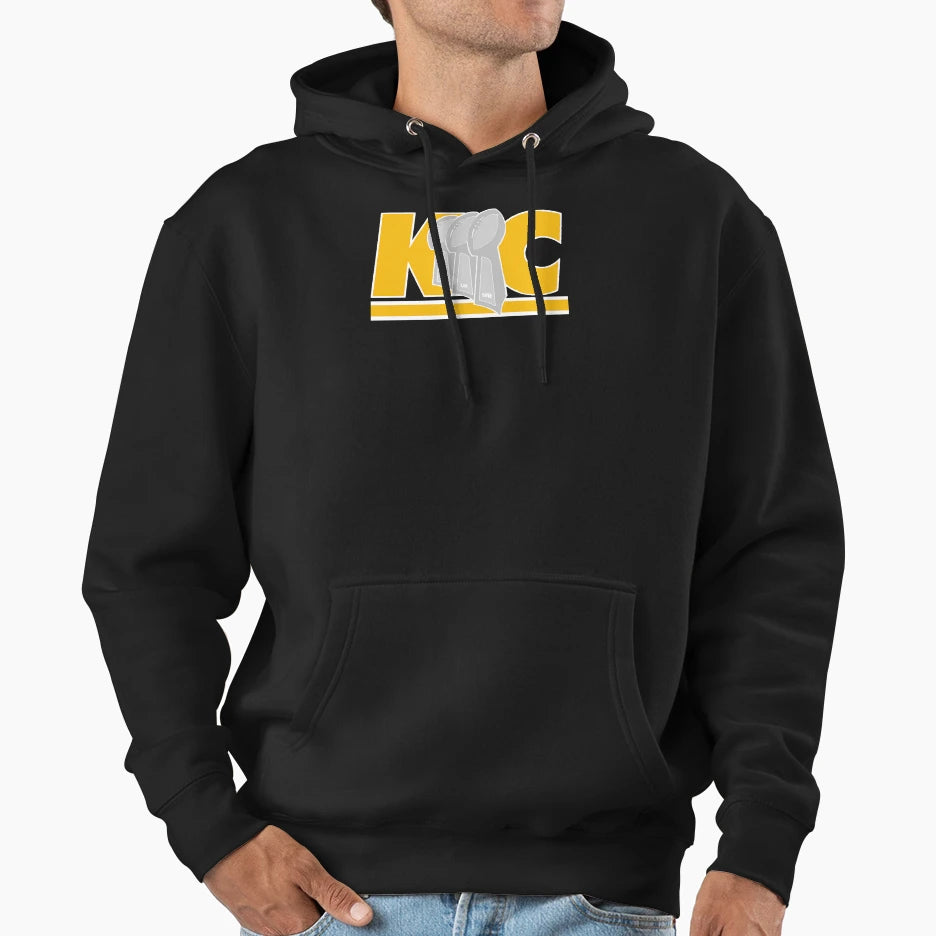 Kansas City 3 Time Champions Hoodie - Streetwear Style for Adults - T-Shirt, Sweatshirt, Hoodie