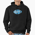 Detroit Football Throwback Hoodie - Custom Art Print Unisex - T-Shirt, Sweatshirt, Hoodie