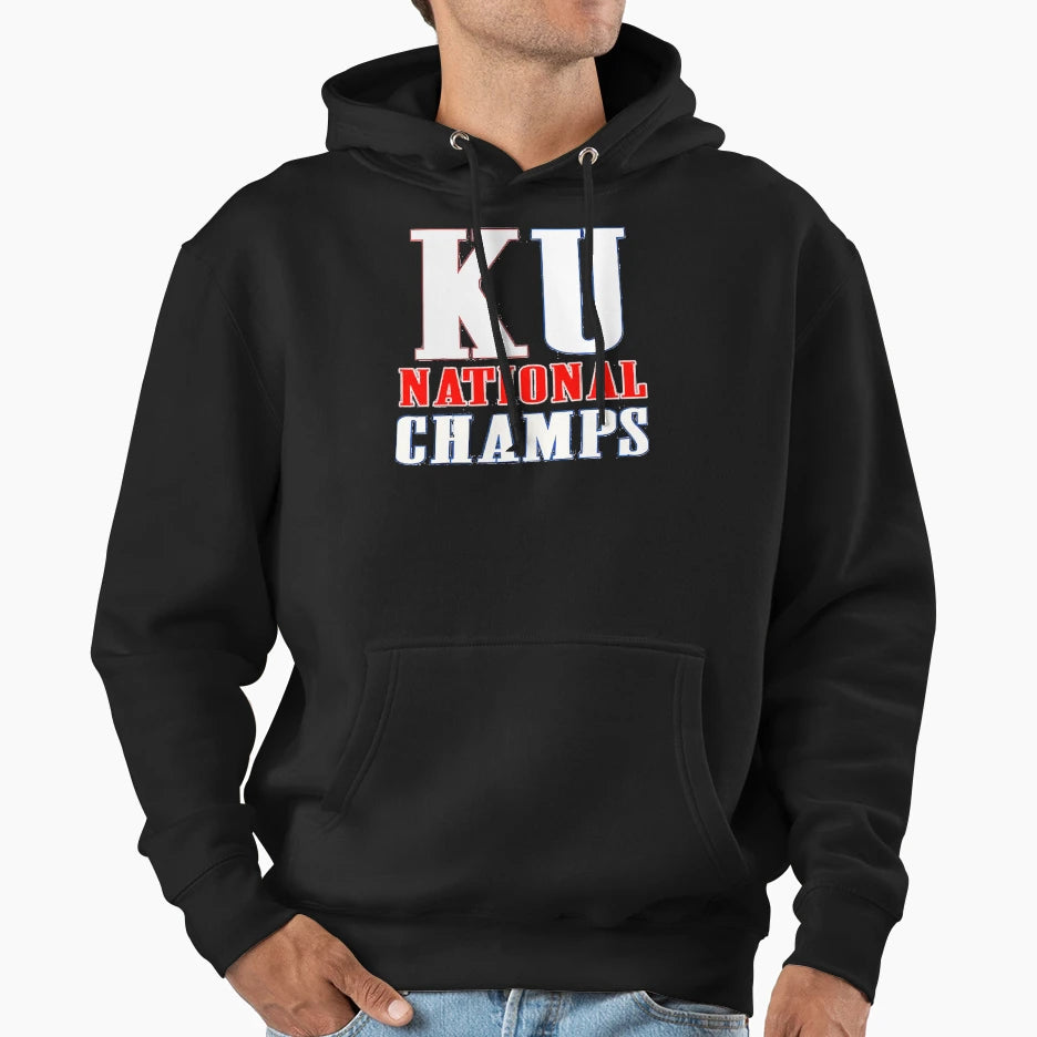 Ku Champs Sport Championship National Hoodie - Custom Art Print Men Women - T-Shirt, Sweatshirt, Hoodie