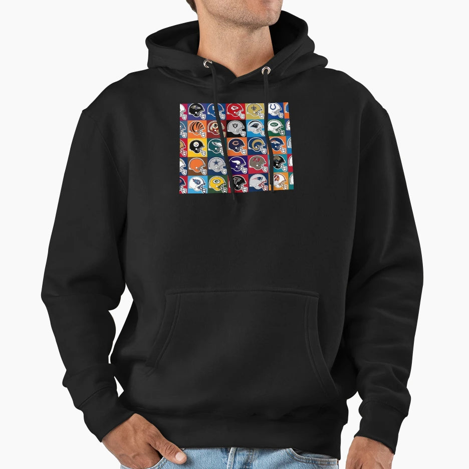 Nfl Usa Hoodie - Casual Everyday Wear for Adults - T-Shirt, Sweatshirt, Hoodie