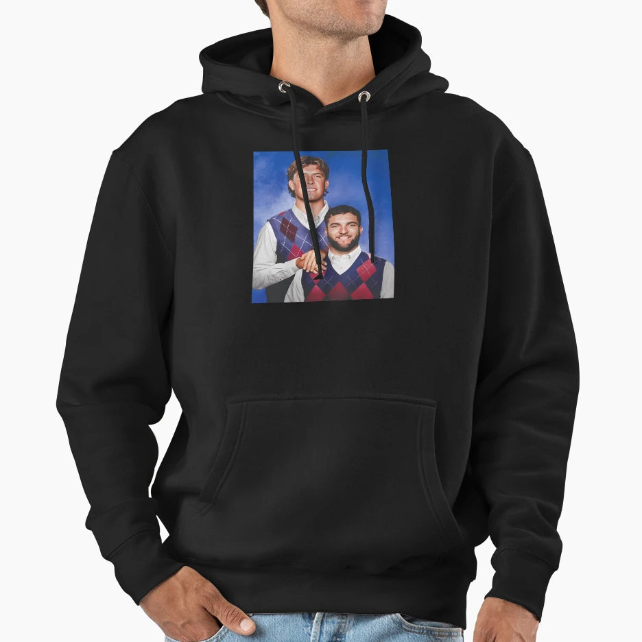 Football Jaxson Dart And Cam Skattebo Hoodie - Graphic Print Unisex - T-Shirt, Sweatshirt, Hoodie
