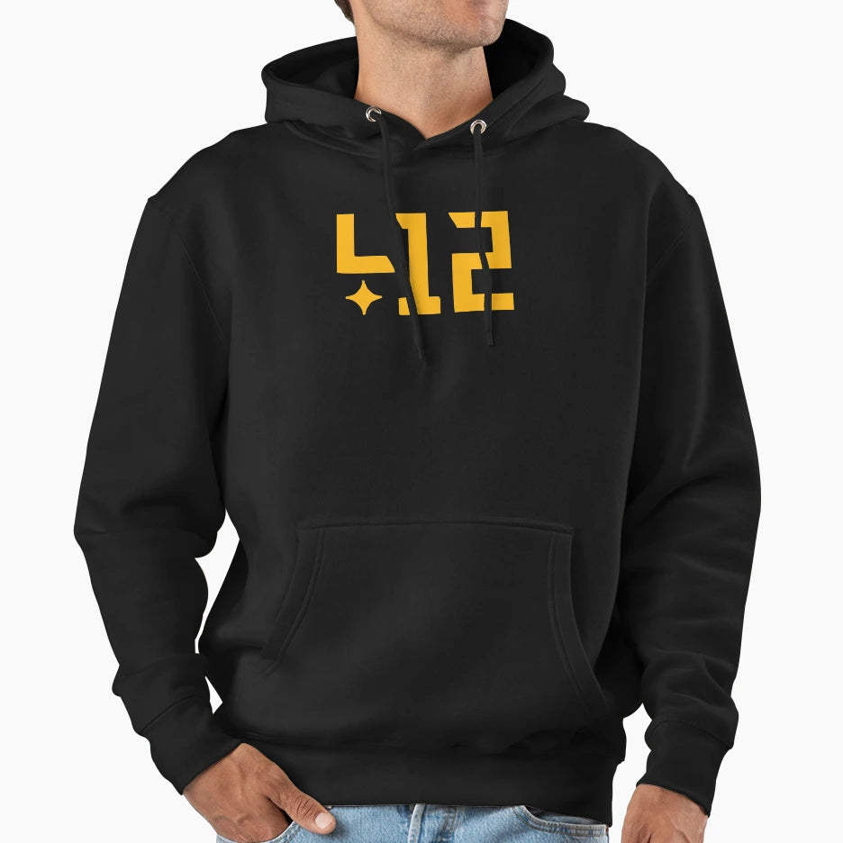 Number 412 Hoodie - Minimalist Print Unisex - T-Shirt, Sweatshirt, Hoodie