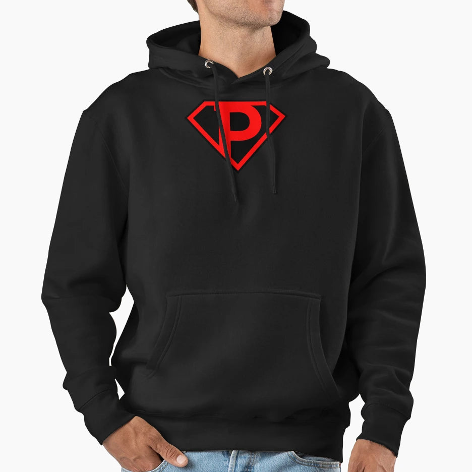 Letter P Super Letter Vol 3 Hoodie - Streetwear Style for Adults - T-Shirt, Sweatshirt, Hoodie
