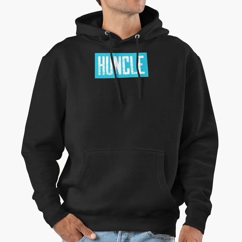 Huncle Funny Uncle Hunk Uncle Hoodie - Casual Everyday Wear Unisex - T-Shirt, Sweatshirt, Hoodie