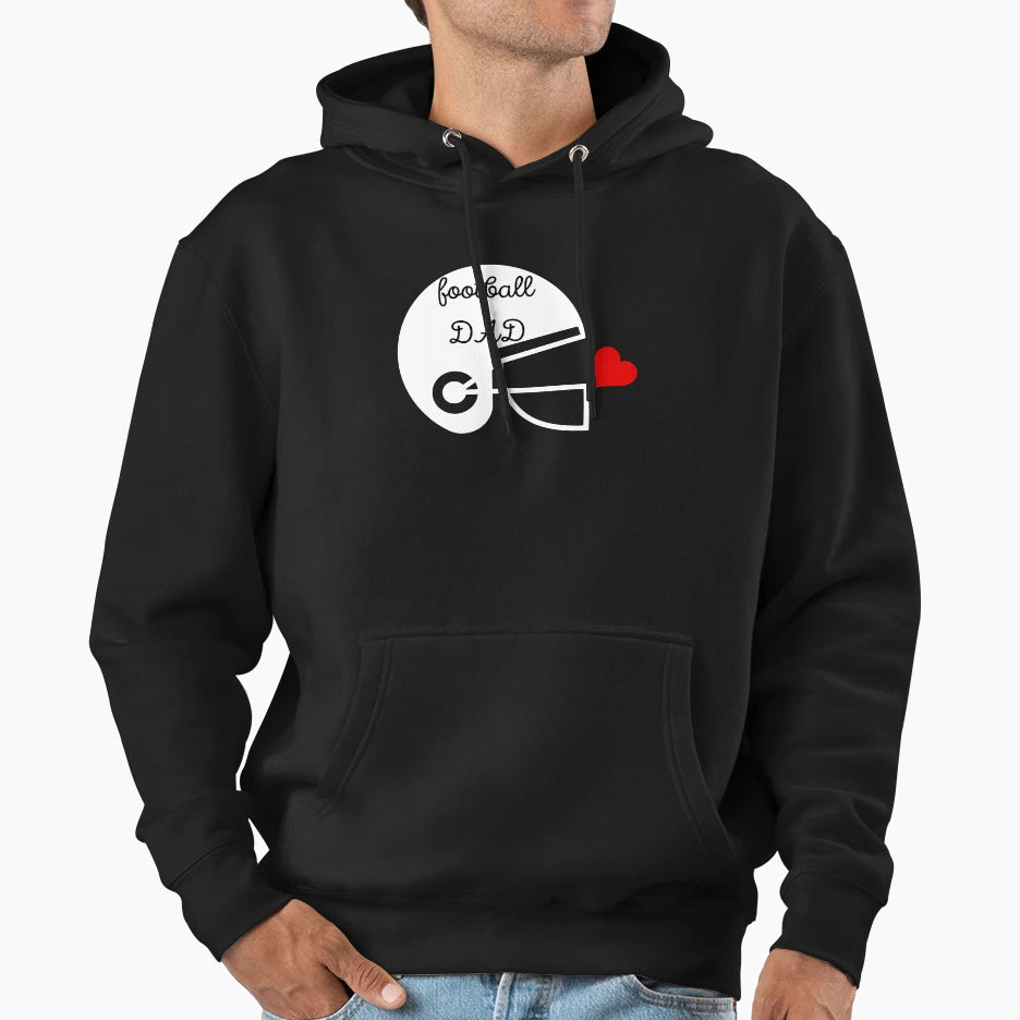 Football Dad T Shirts T-Shirt - Minimalist Print for Adults - T-Shirt, Sweatshirt, Hoodie