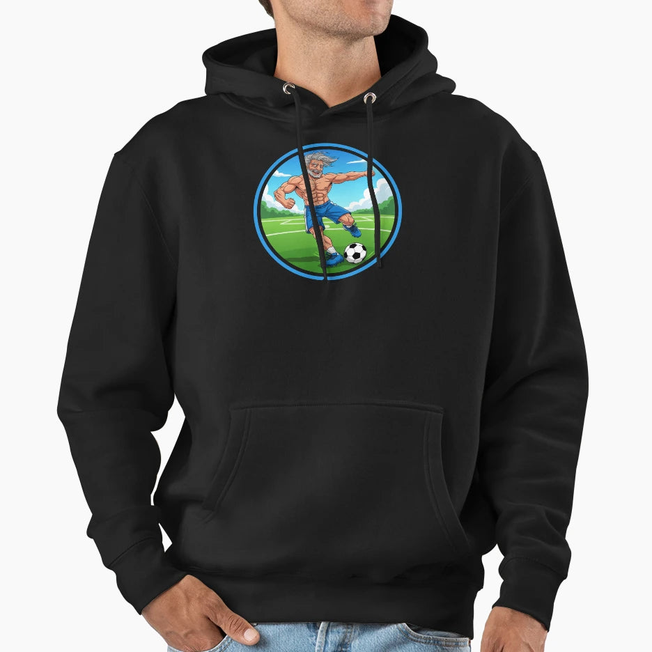 Strong Football Soccer Gym Dad Hoodie - Minimalist Print Men Women - T-Shirt, Sweatshirt, Hoodie