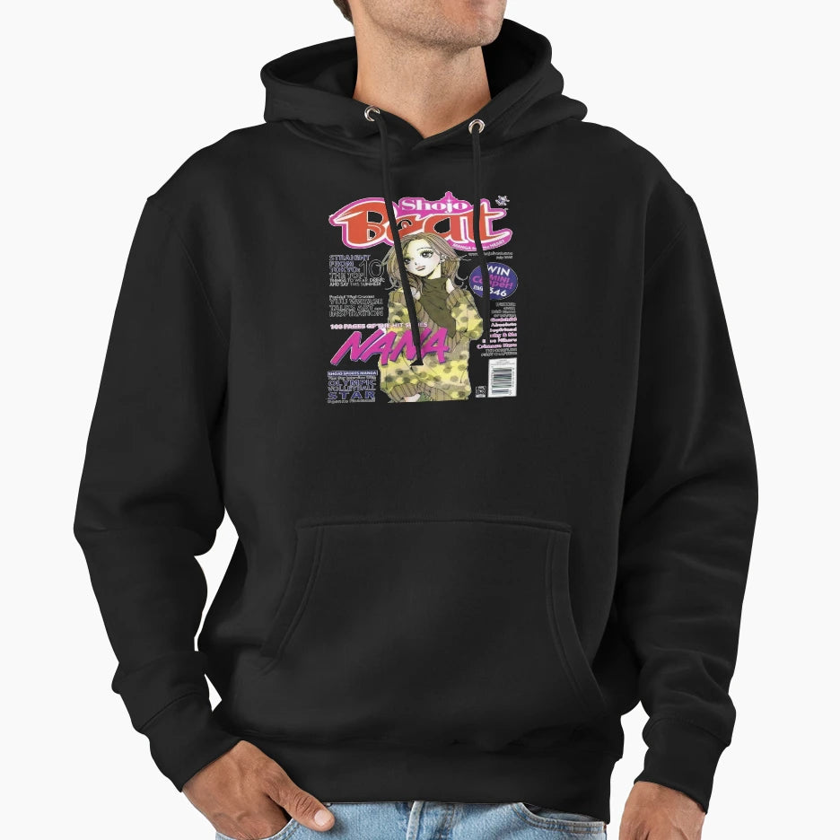 Hachi Nana Magazine Cover Hoodie - Graphic Print Men Women - T-Shirt, Sweatshirt, Hoodie