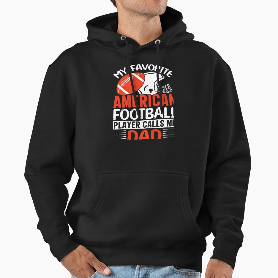 Football Lover American Football Hoodie - Casual Everyday Wear Unisex - T-Shirt, Sweatshirt, Hoodie